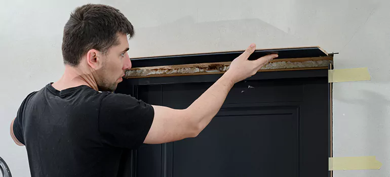 Wood Door Hole Repair in Pace, FL